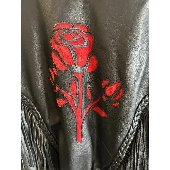 Hot Leathers women’s black friinge jacket - Picture 2 of 12